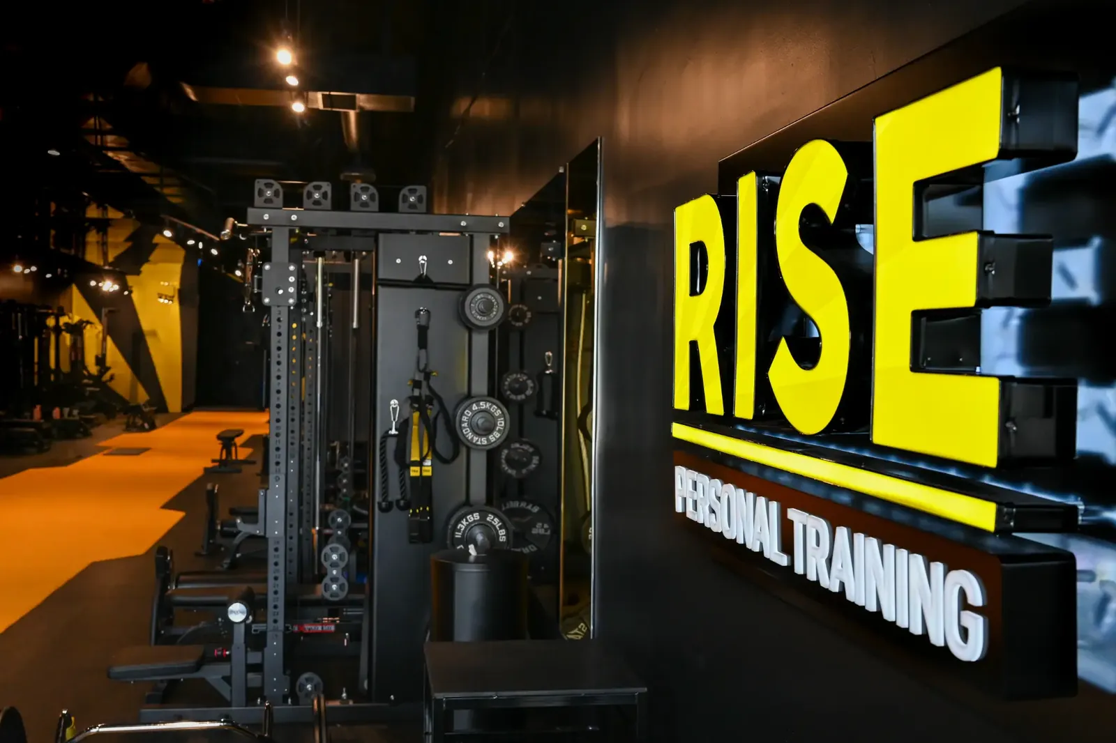 Personal training session at Rise Personal Training gym
